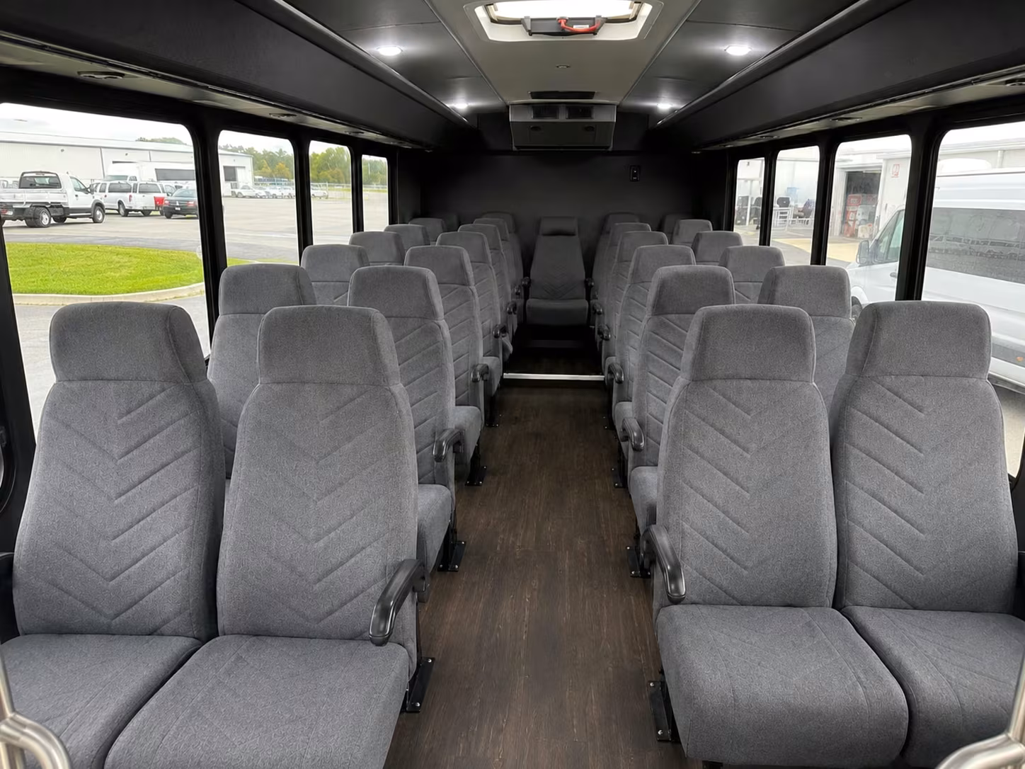 15 passenger minibus inside