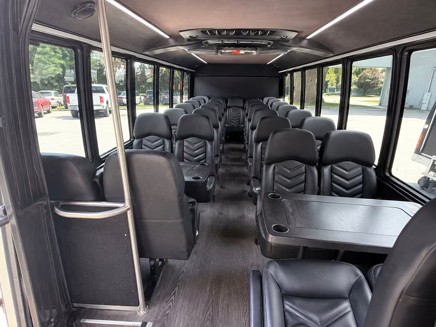 18 passenger minibus inside