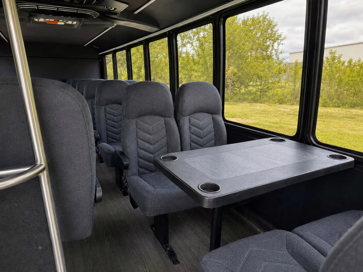 18 passenger minibus interior