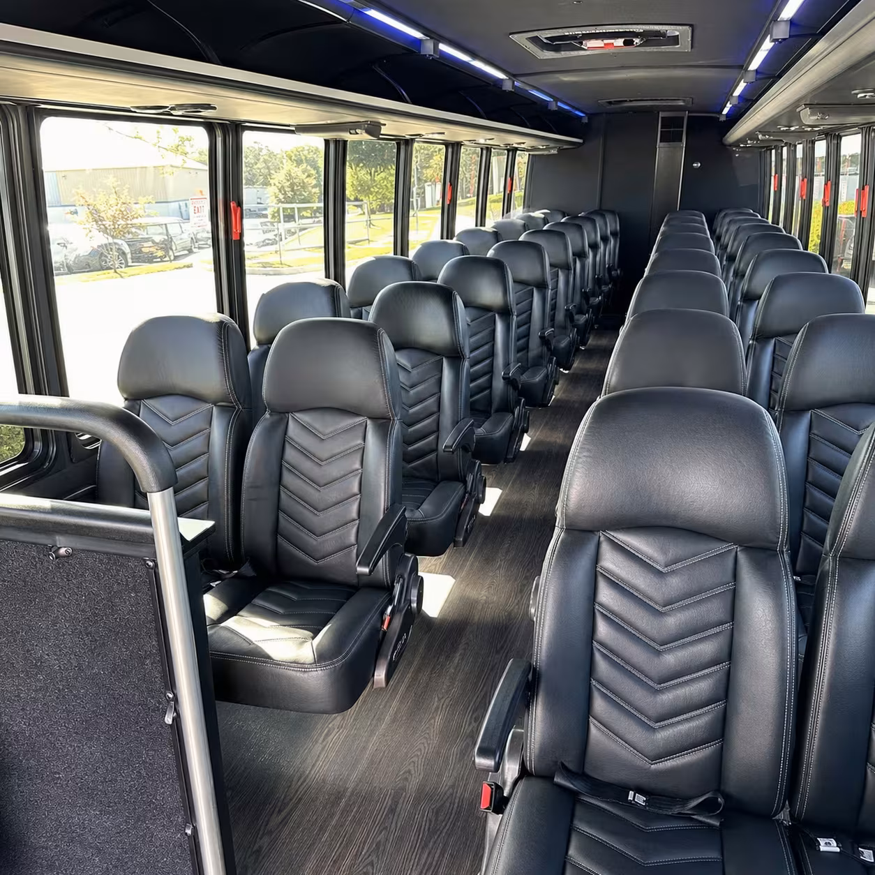 30 passenger minibus inside