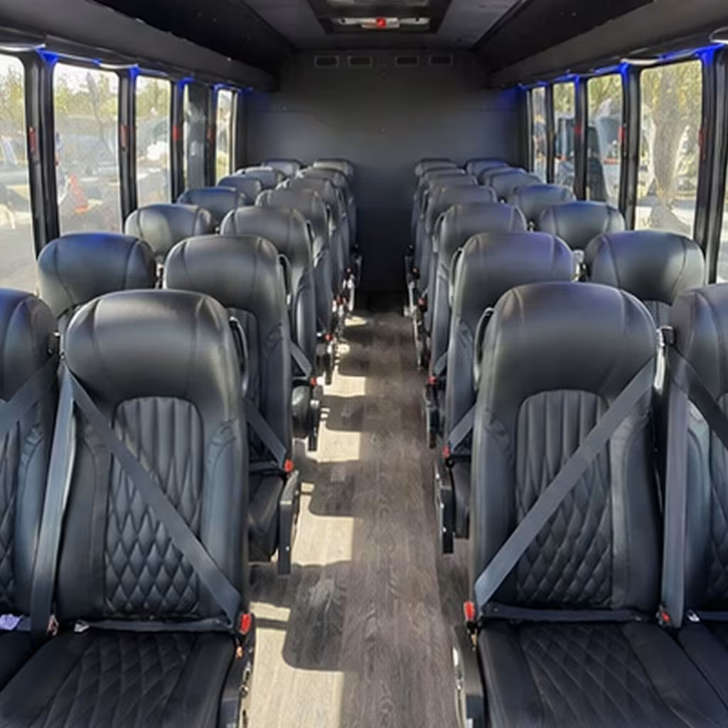 35 passenger minibus interior