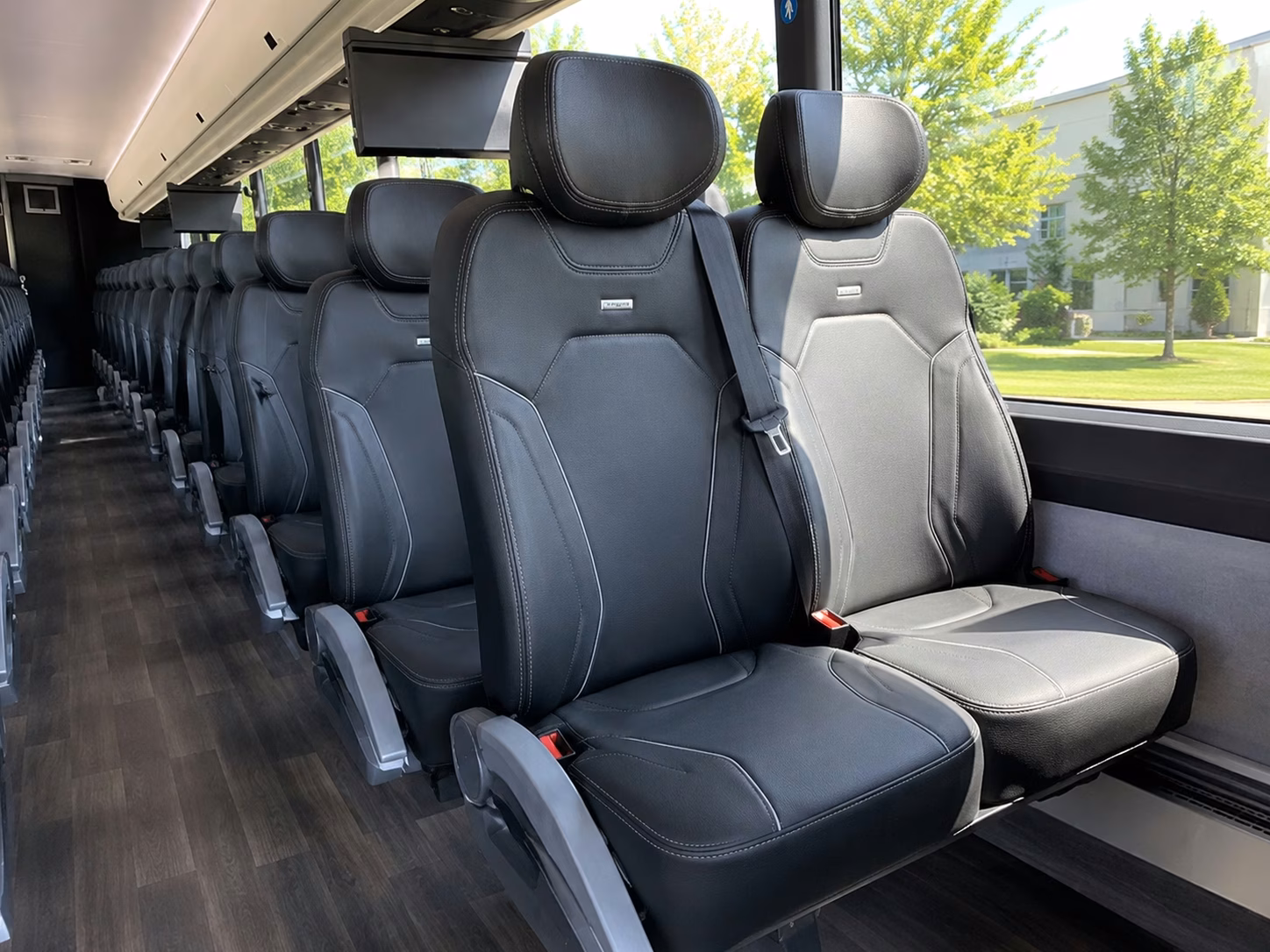 greenville wedding shuttle buses between downtown hotels and venues