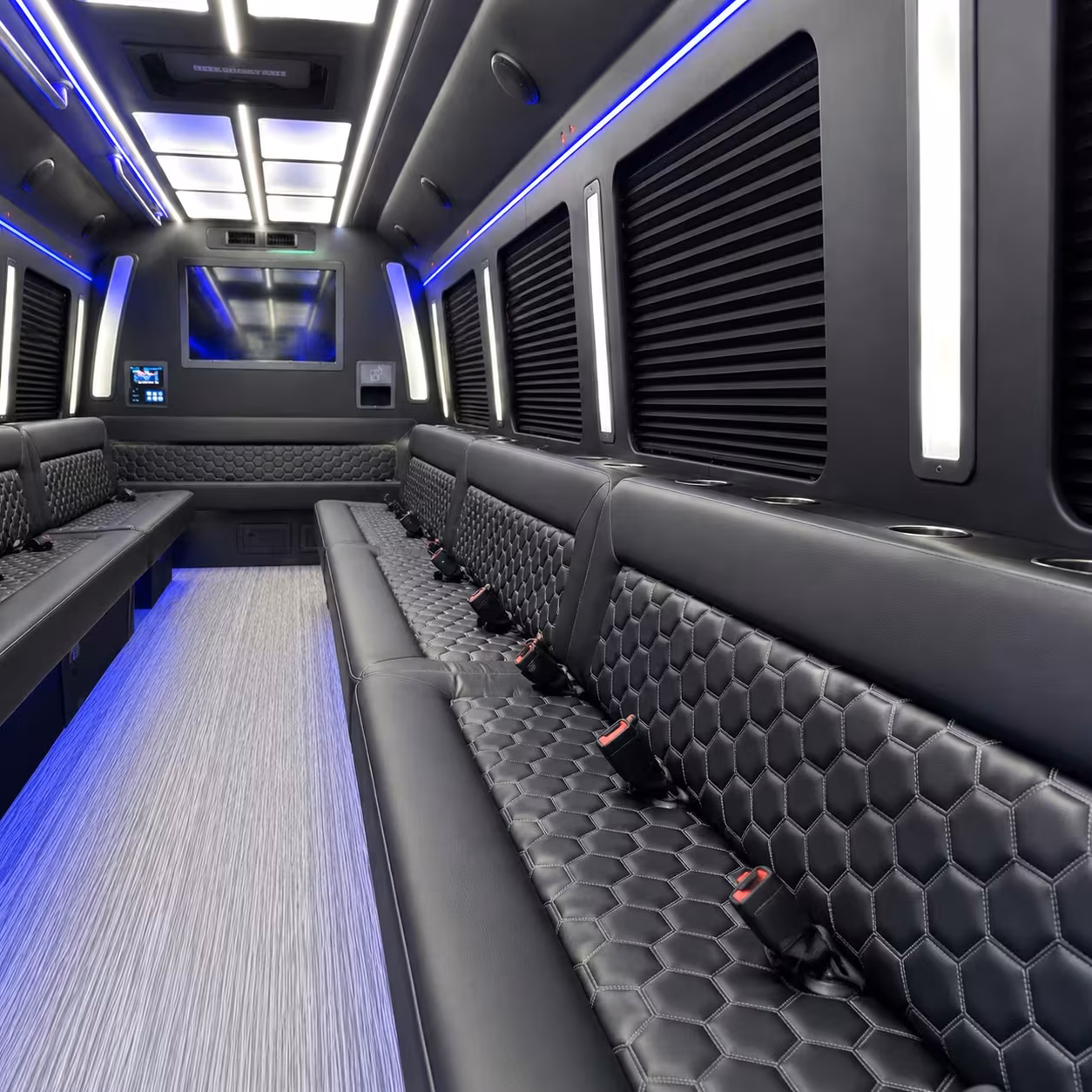 party bus interior