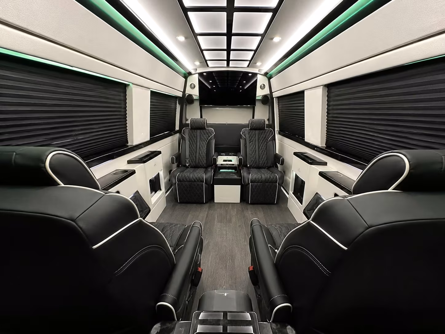 sprinter van with driver interior