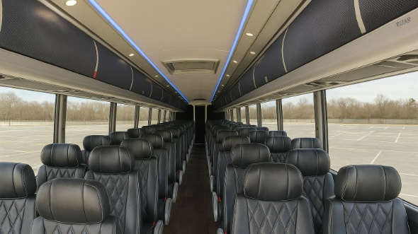54 passenger charter bus interior greenville