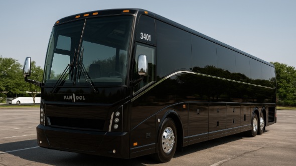 55 passenger charter bus greenville