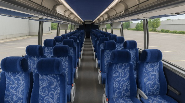 56 passenger charter bus interior greenville