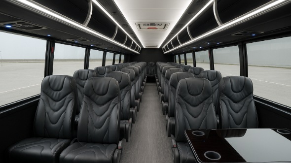 greenville 15 passenger minibus inside