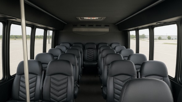 greenville 25 passenger minibus inside