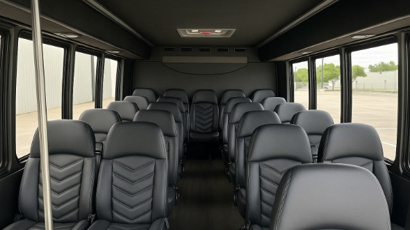 greenville 30 passenger minibus inside