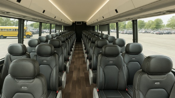 greenville 35 passenger minibus inside