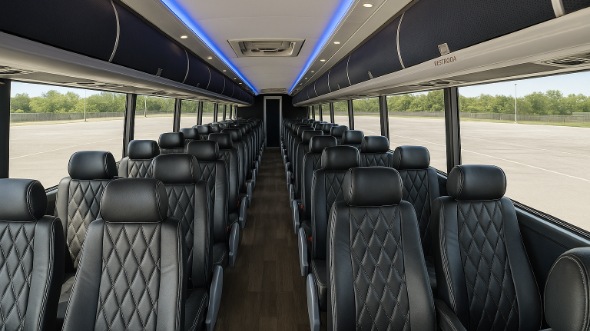 greenville 55 passenger charter bus rental