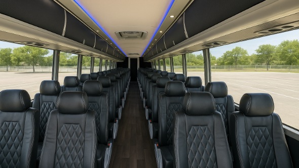 greenville 56 passenger charter bus rental