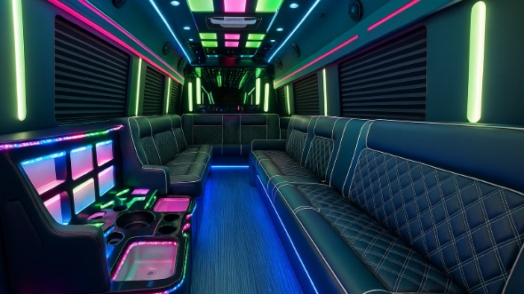 greenville party bus rental inside