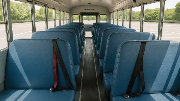 school bus rental interior greenville